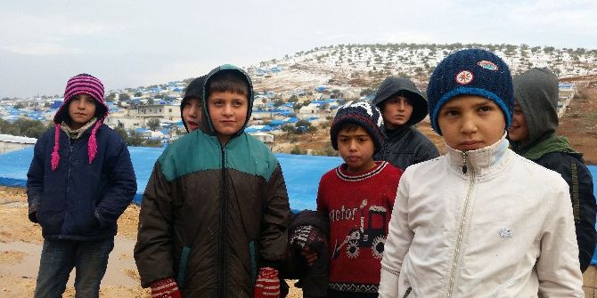 Halep’teki Bombardımandan Kaçtılar, Soğuğa Yakalandılar