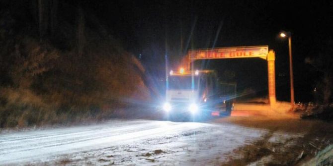 Karla Mücadele Ekipleri Alarmda