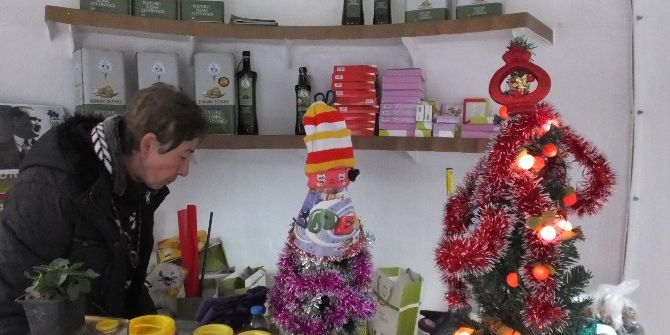 Burhaniye’de Engellilerden Yılbaşı Çamı