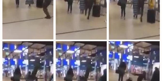 Hollanda’da Kadına Uçan Tekmeli Saldırı