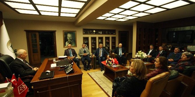 Yaşar, Ymd’nin Yeni Yönetimini Ağırladı