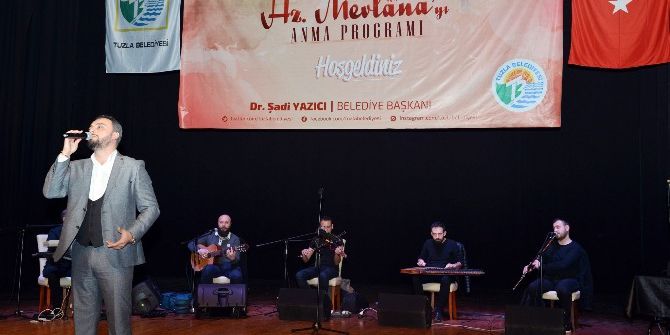 Tuzla Belediyesi Vuslatın 743’üncü Yılında Mevlana’yı Andı