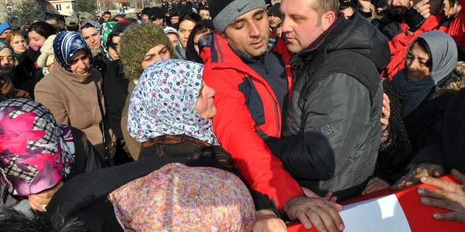 Kars, Şehidini Son Yolculuğuna Uğurladı