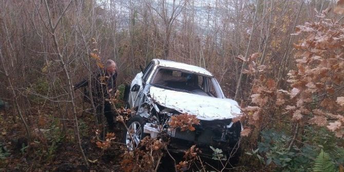 Kastamonu’da Uçuruma Yuvarlanmış Lüks Cip Bulundu