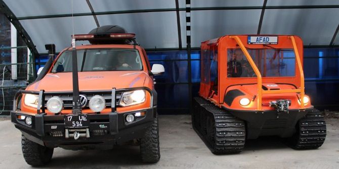 Çanakkale Afad’a 8x8 Amfibik Araç