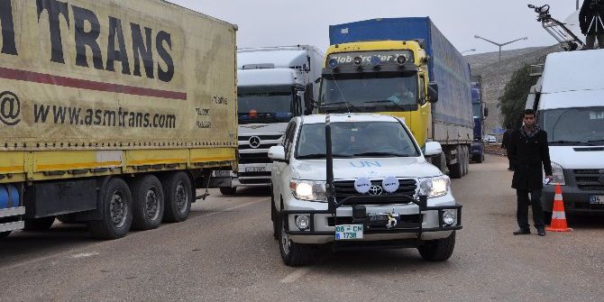 Bm’den Suriye’ye 24 Tırlık Gıda Ve Kömür Yardımı