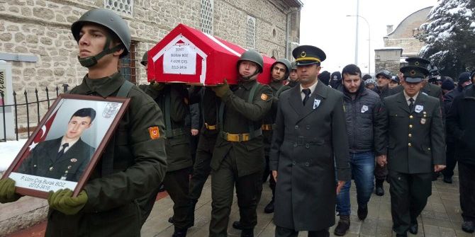 Ereğli Şehidini Gözyaşları Arasında Toprağa Verdi