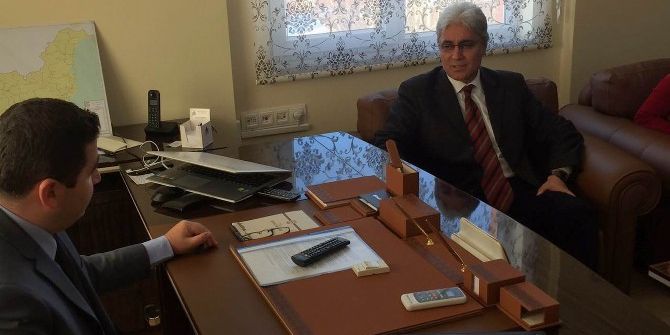 Yıldızeli Myo Müdürü Alim, Kaymakam Keskin’i Ziyaret Etti