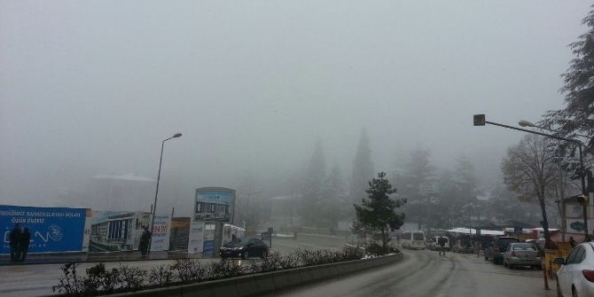 Kar Yağışı Sonrası Sis Bilecik’i Esir Aldı