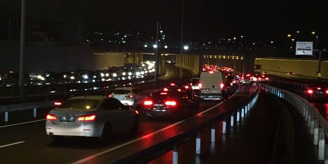 Avrasya Tüneli’nde Trafik Yoğunluğu