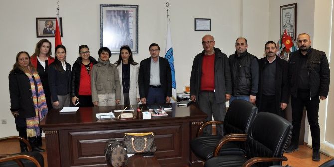 Türsab Didim Byk’nın Yeni Yönetiminde Ticaret Odasına Ziyaret