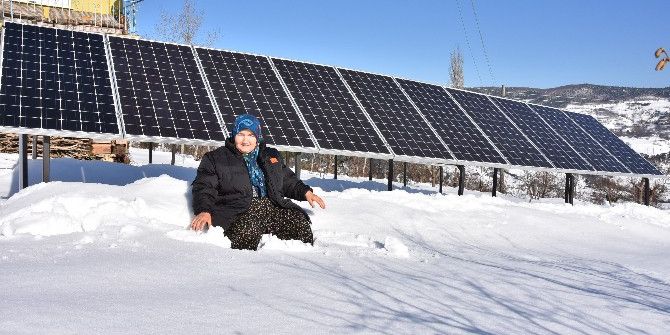 Kezban Teyze Köyüne Güneş Enerji Santrali Kurdu