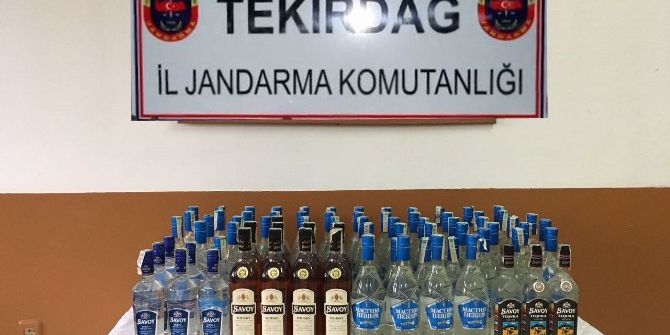 Saray İlçesinde Kaçak İçki Operasyonu