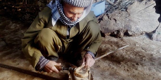 20 Yıldır Baston Yaparak Geçimini Sağlıyor