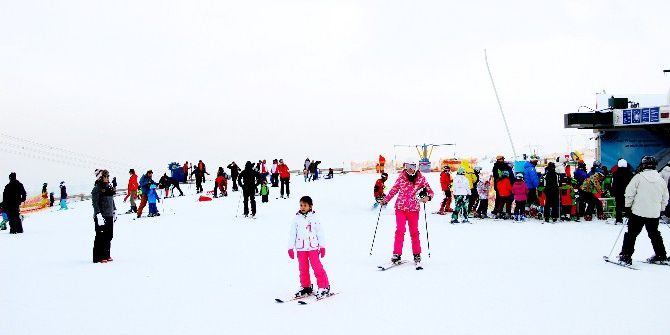 Palandöken’de Yılbaşı Öncesi Yoğunluk