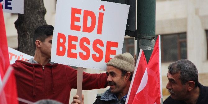 Batman’da Binlerce Kişi ’Teröre Lanet’ İçin Bir Araya Geldi