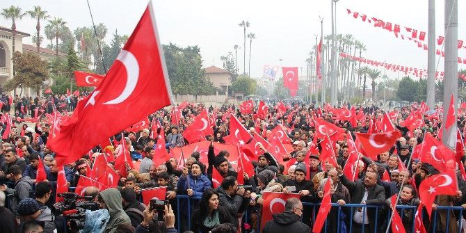 Mersin Teröre Karşı Tek Yürek Oldu