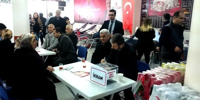 Ak Parti İl Başkanlığından Kızılay’a Kan Bağışı Desteği