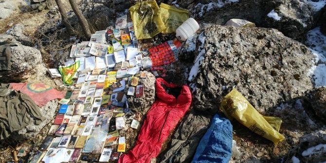 Mazıdağı’nda Pkk’ya Ait Yaşam Malzemesi Ele Geçirildi