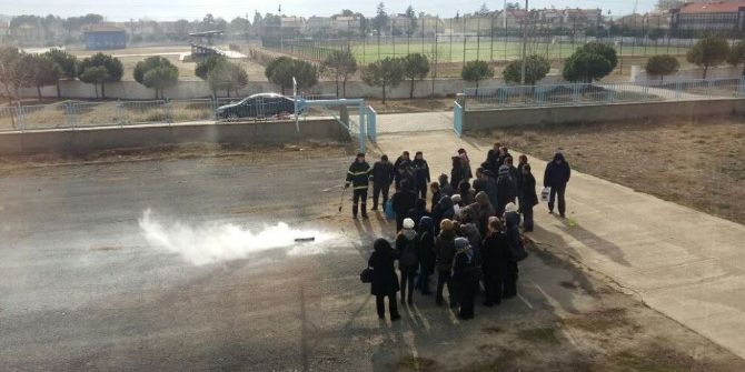 Marmaraereğlisi’nde Yangın Tatbikatı