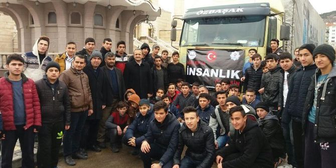 Kızılcahamam’dan “Halep’te İnsanlık Ölmesin” Yardımları Yola Çıktı