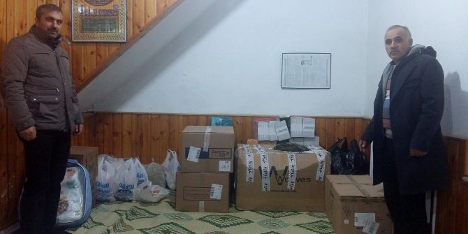 Adilcevaz’da Halep İçin Yardım Kampanyası