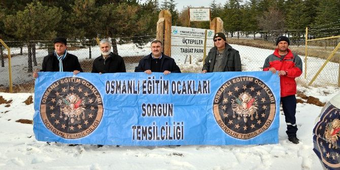 Sorgun’da Yaban Hayvanları İçin Doğaya Yiyecek Bırakıldı