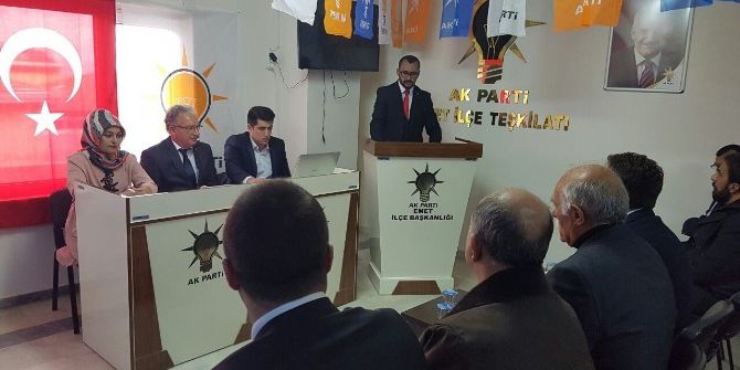 Ak Parti Emet İlçe Başkanı Mehmet Yağcıklı:
