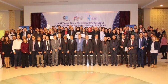 Nazilli’de 350 Girişimci Sertifikalarını Törenle Aldı