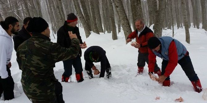 Bursalı Dağcılar Yaban Hayvanlarını Unutmadı
