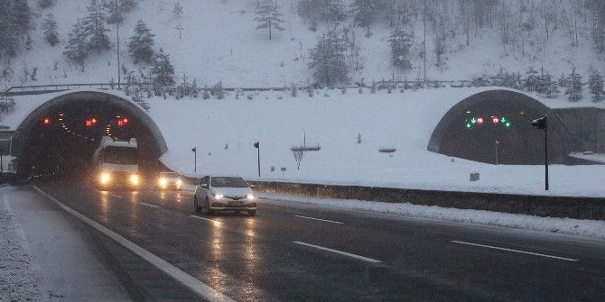 Bolu Dağı’nda Kar Yağışı Başladı