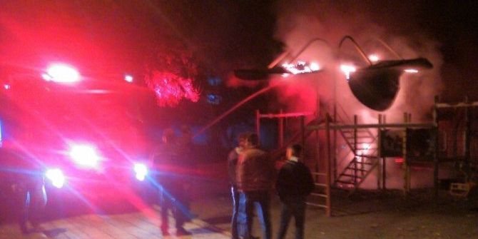 Parktaki Oyun Grupları Yandı