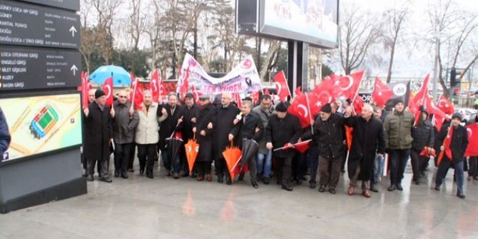 Erzincanlılar, Şehitler Tepesi’nde Terörü Lanetledi