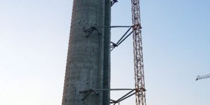 Çamlıca’daki Tv Kulesinin İnşaatı Havadan Görüntülendi