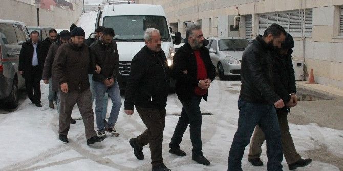 Elazığ’da Pkk Soruşturmasında 12 Şüpheli Adliyeye Sevk Edildi