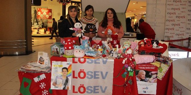 Lösev Espark’ta El Ürünleri Satış Stantı Açtı