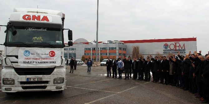 Mhp’lilerden Halep’e 40 Tır Dolusu Yardım Malzemesi