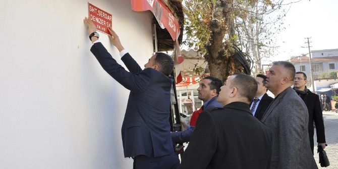 Şehidin İsmi Ölümsüzleşti