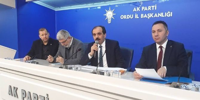 Ak Parti Trabzon Milletvekili Balta Ordu’da Belediye Meclis Üyelerine Seslendi