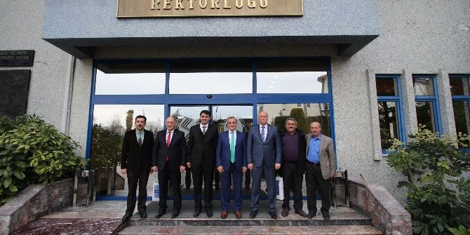 Akyazı Heyetinden Rektör Elmas’a Ziyaret