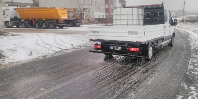 Kırklareli Belediyesi’nden Kar Önlemi