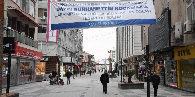 Esnaftan Büyükşehir Belediyesi’ne Afişli Teşekkür