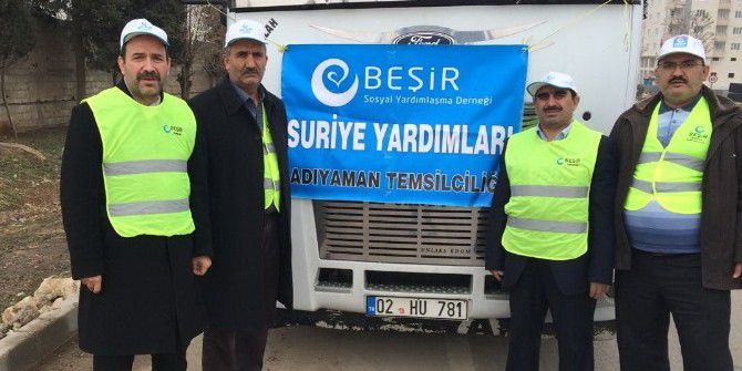 Beşir Derneğinden 2 Tır Dolusu Yardım
