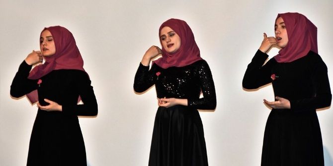 Omü’de İşaret Diliyle Anlamlı Gösteri