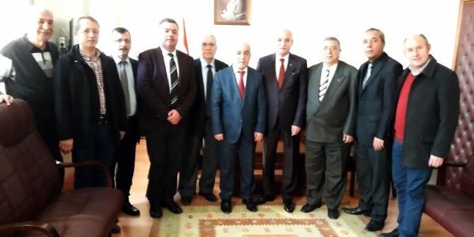 Oda Ve Kooperatif Başkanlarından Kaymakam Çelenkoğlu’na Ziyaret