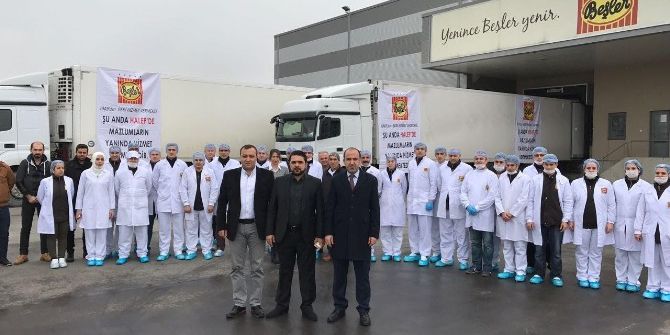 Beşler’den Halep’e Yardım Tır’ı