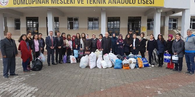 Lise Öğrencilerinden Halep’e Destek