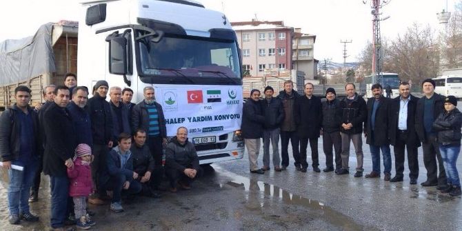 Bozüyük’ten Halep’e Kömür Yardımı Yola Çıktı