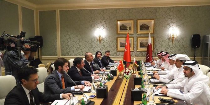 Bakan Çavuşoğlu, Katarlı Mevkidaşı İle Görüştü