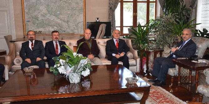 Emekli Astsubaylardan Vali Güvençer’e Ziyaret